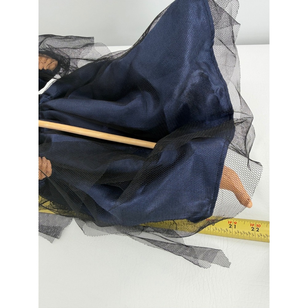 Ganz Hanging Witch Halloween Decor 21 Inch Spooky Flying with Broom - Picture 7 of 10